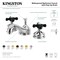 Kingston Brass KS1165PKX Duchess Widespread Bathroom Faucet W/ Brass Pop-Up, Bronze KS1165PKX - alternate 3